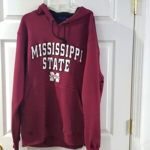 Mississippi State Fleece-lined Drawstring Hoodie Sweatshirt XL Extra Large